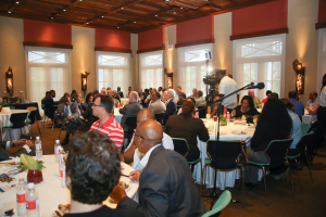 The Grand Bahama Chamber of Commerce held its monthly meeting on Wednesday, February 24 at The Pelican Bay Hotel in Freeport.